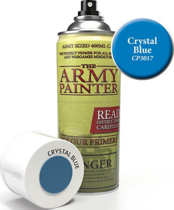 The Army Painter Colour Primer –  Crystal Blue (400ml)