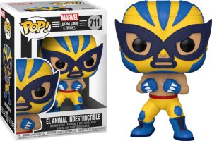 Funko POP! Marvel: Lucha Libre - El Animal Indestructible (Wolverine) #711 Bobble-Head