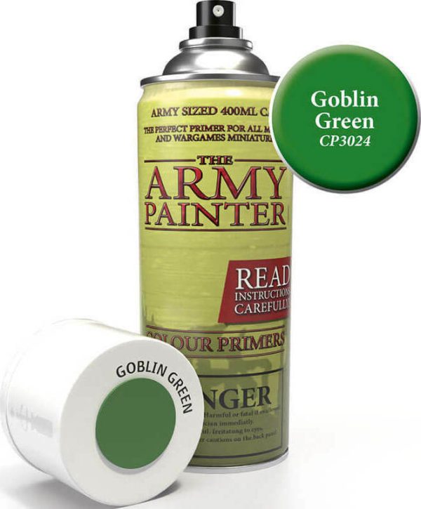 The Army Painter Colour Primer – Goblin Green (400ml)