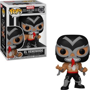 Funko POP! Marvel: Lucha Libre - El Venenoide (Venom) #707 Bobble-Head