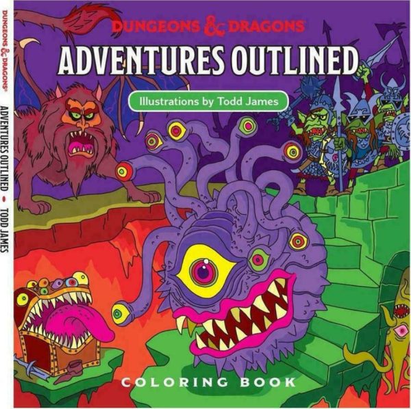 D&D Coloring Book: Next Adventures Outlined