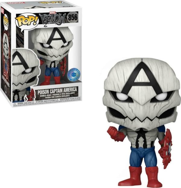 Funko POP! Marvel - Poison Captain America #856 Bobble-Head (Exclusive)