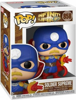 Funko POP! Marvel: Infinity Warps - Soldier Supreme #858 Bobble-Head