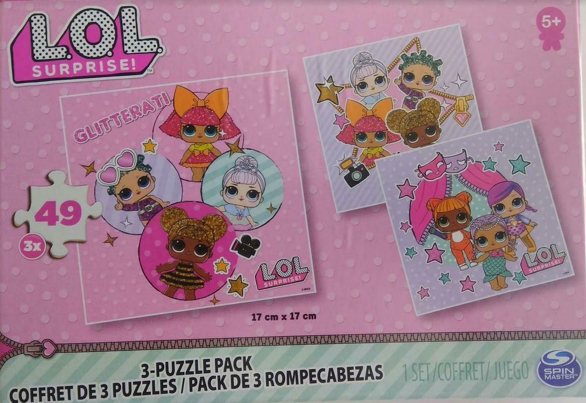 Spin Master L.O.L. Surprise!: Glitterati - 3-Puzzle Pack (49 pcs x3) (20114662)