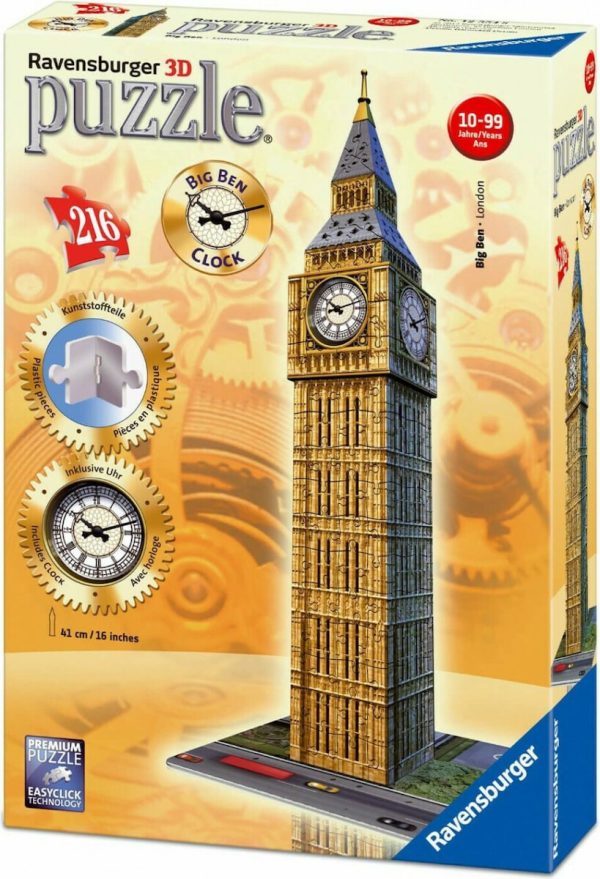 Ravensburger 3D Puzzle: The Big Ben (216pcs) (12586)