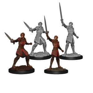 Critical Role Unpainted Miniatures: Human Dwendalian Empire Fighter Female