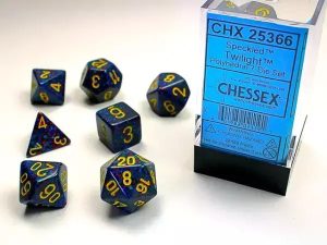 Chessex Speckled Polyhedral 7- Die Set - Twilight