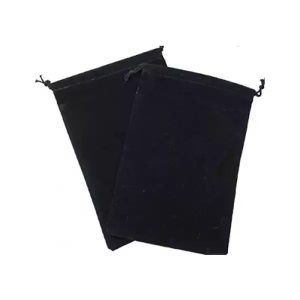 Chessex Large Suedecloth Dice Bag Black