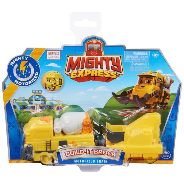 Spin Master Mighty Express: Build-It Brock Motorized Train (20129777)
