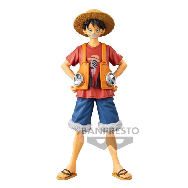 Banpresto DXF The Grandline Men Vol.1: One Piece Film Red – Monkey. D. Luffy Statue (16cm)