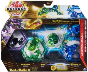 Spin Master Bakugan: Legends Collection Pack - Nova + Ultra + Geogan + Bakugan - Auxillataur/Talan/Pegatrix/Dragonoid Ultra (20140064)