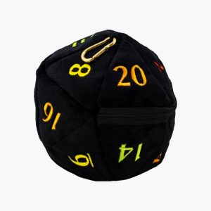 D20 Plush Dice Bag: Rainbow