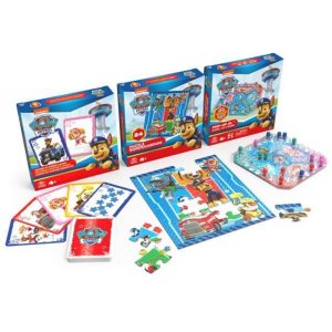 Spin Master Paw Patrol: Game Bundle - Jumbo Cards, Pop-Up Game, 24-Piece Puzzle (6066829)