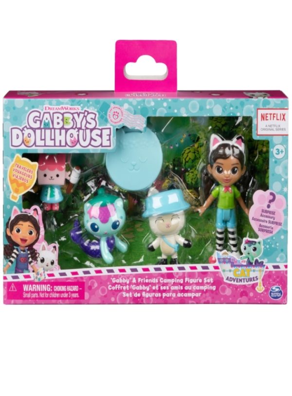 Spin Master Gabby's Dollhouse: Cat Adventures - Gabby & Friends Camping Figure Set (6067225)*