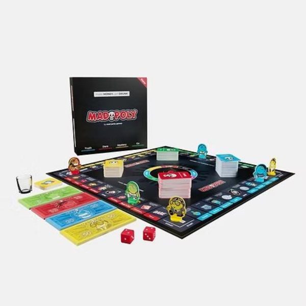 Επιτραπέζιο Παιχνίδι MadPoly - Fun Party Drinking Game (18+)