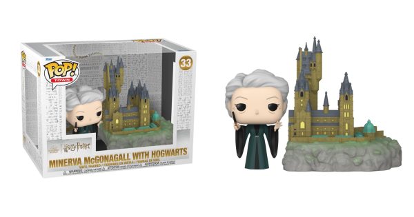 Funko Pop! Town: Harry Potter - Minerva McGonagall with Hogwarts #33 Vinyl Figure