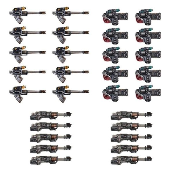 Warhammer: The Horus Heresy - Legiones Astartes: Volkite Culverins, Lascannon and Autocannon Upgrade Set (31-13)