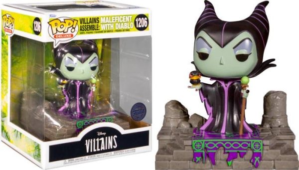 Funko Pop! Deluxe: Disney Villains - Assemble Maleficent with Diablo (Special Edition) #1206 Vinyl Figure