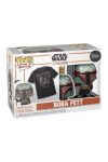 Funko Pop! & Tee (Adult): Disney Star Wars The Mandalorian - Boba Fett Bobble-Head Vinyl Figure and T-Shirt (M)