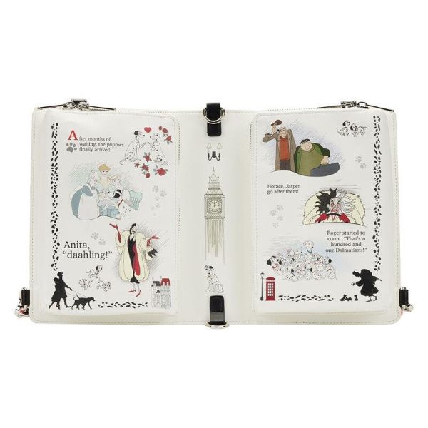 Loungefly Disney: Classic Books - 101 Dalmatians Convertible Crossbody Bag (WDTB2651)