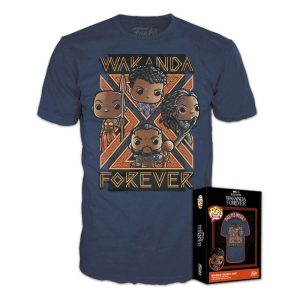 Funko Boxed Tee: Black Panther Wakanda Forever T-Shirt (L)