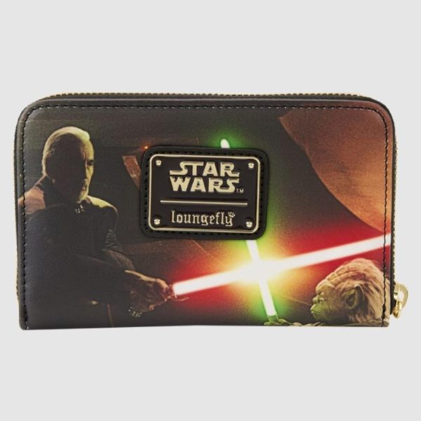 Loungefly Disney Star Wars - Episode Two Attack of the Clones Scene Zip Around Wallet (STWA0238)