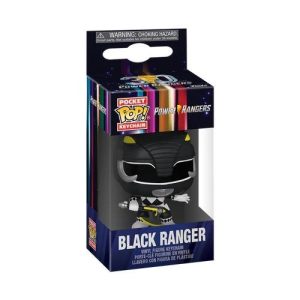 Funko Pocket POP! Μπρελόκ Power Rangers - Black Ranger Φιγούρα