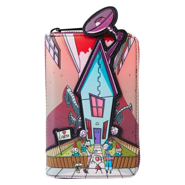 Loungefly Nickelodeon: Invader Zim - Secret Lair Zip Around Wallet (NICWA0036)