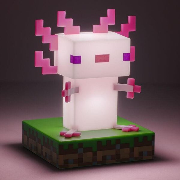 Minecraft - Axolotl Icon Φωτιστικό (11cm)