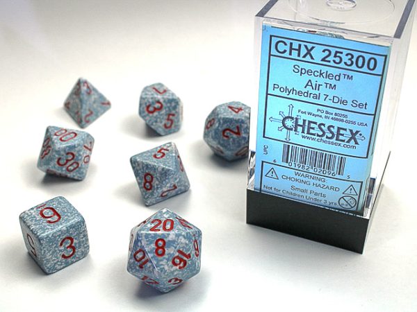 Chessex Speckled Polyhedral 7-Die Set - Air