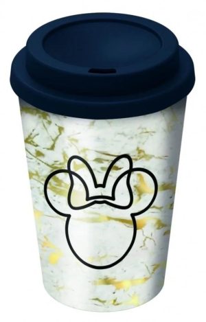 Stor Disney: Minnie Mouse Small Plastic Double-Walled Coffee Tumbler (390ml) (01048)