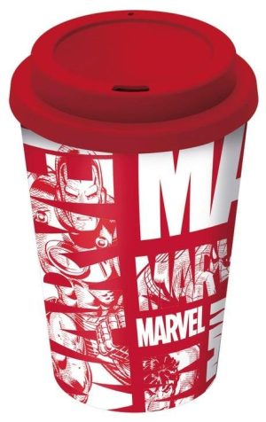 Stor Marvel: Avengers Small Plastic Double-Walled Coffee Tumbler (390ml) (01028)