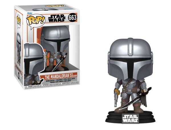 Φιγούρα Funko POP! Star Wars: The Mandalorian - The Mandalorian with Darksaber #663