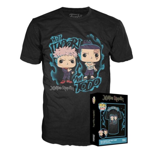 Funko Boxed Tee: Jujutsu Kaisen - Yuji and Aoi (S)