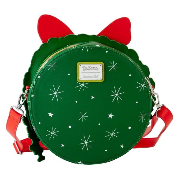 Loungefly Dr Seuss: Grinch - Christmas Wreath Figural Crossbody (DSSTB0011)