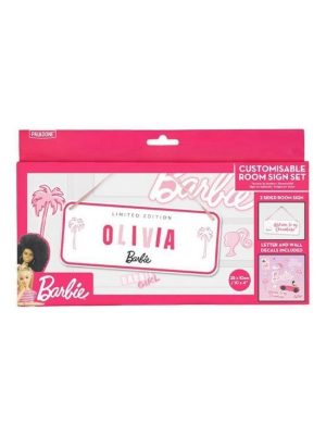 Barbie - Customisable Room Sign Set (25x10cm)