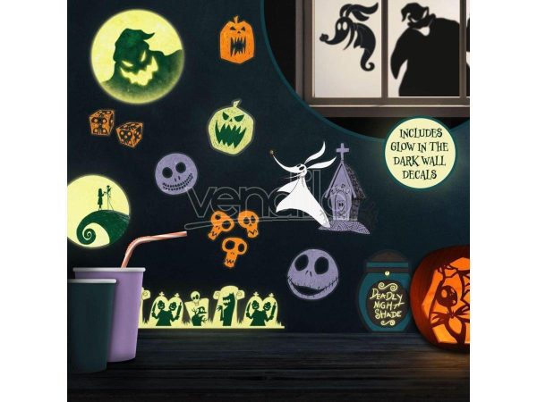 Disney: Nightmare Before Christmas - Glow in the Dark Αυτοκόλλητα