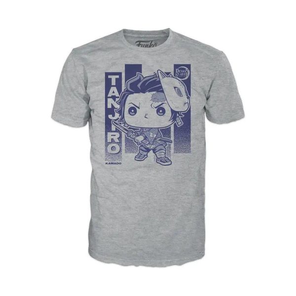 Funko Boxed Tee: Demon Slayer - Tanjiro with Wisteria (L)