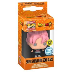 Funko Pocket POP! Μπρελόκ Dragon Ball Super - Super Saiyan Rose Goku Black Φιγούρα (Exclusive)