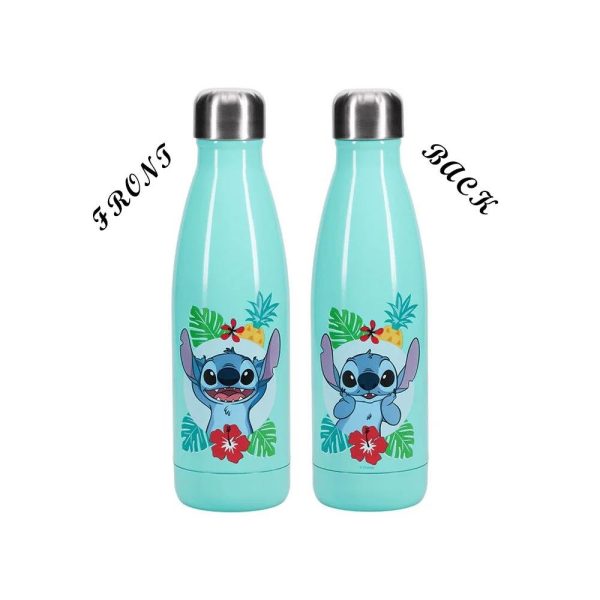 Paladone: Disney Stitch - Metal Water Bottle (500ml) (PP10960LSV2)