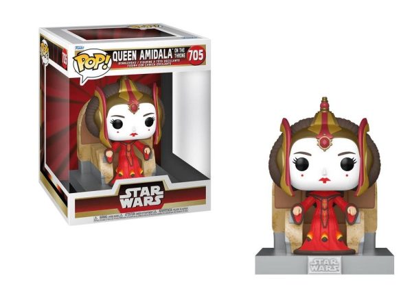 Φιγούρα Funko POP! Deluxe: Star Wars: The Phantom Menace - Queen Amidala on the Throne #705