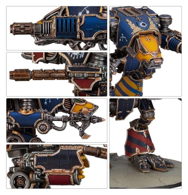 Warhammer: The Horus Heresy - Legions Imperialis: Warhound Titans with Ursus Claws and Melta Lances (03-45)