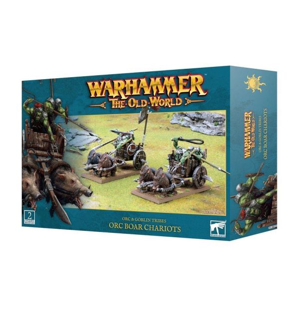 Warhammer: The Old World - Orc & Goblin Tribes: Orc Boar Chariots (09-07)