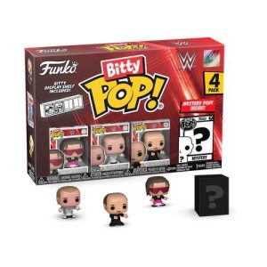 Funko Bitty POP! WWE - Bret Hart, Shawn Michaels, Gene Okerlund & Chase Mystery 4-Pack Φιγούρες