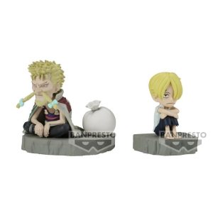 One Piece: WCF Log Stories - Sanji & Zeff Φιγούρα Αγαλματίδιο (6cm)