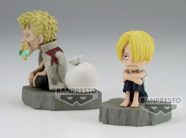 One Piece: WCF Log Stories - Sanji & Zeff Φιγούρα Αγαλματίδιο (6cm)