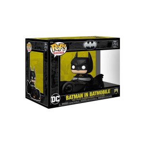 Funko Pop! Rides Deluxe DC: Batman 85th Anniversary - Batman with Batmobile #522 Vinyl Figure