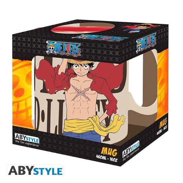 One Piece - Luffy Wanted Κεραμική Κούπα (460ml)