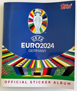 Topps - UEFA Germany Euro 2024 Άλμπουμ Αυτοκόλλητων (Περιέχει 6 Αυτοκόλλητα)