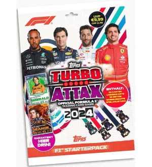 Topps - 2024 Turbo Attax Formula 1 (F1) Starter Pack (20 Κάρτες + Άλμπουμ)